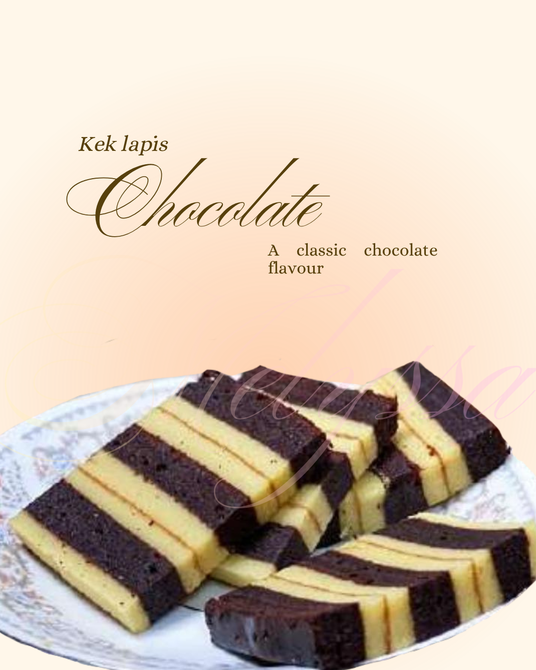 Modern Serawak cake lapis