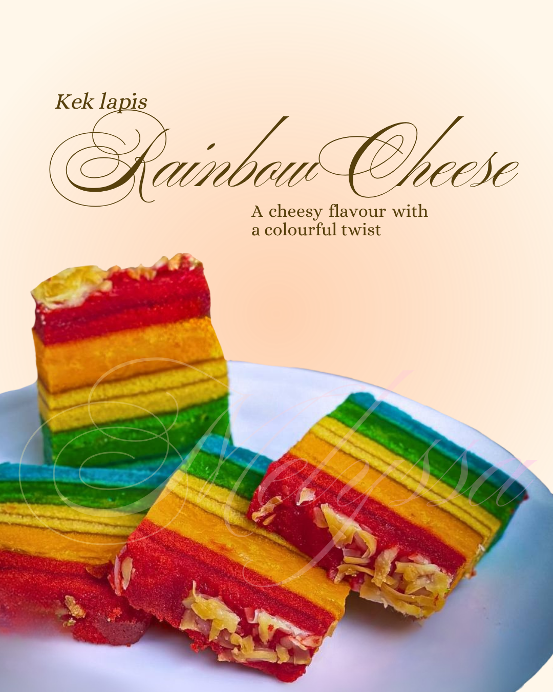 Modern Serawak cake lapis