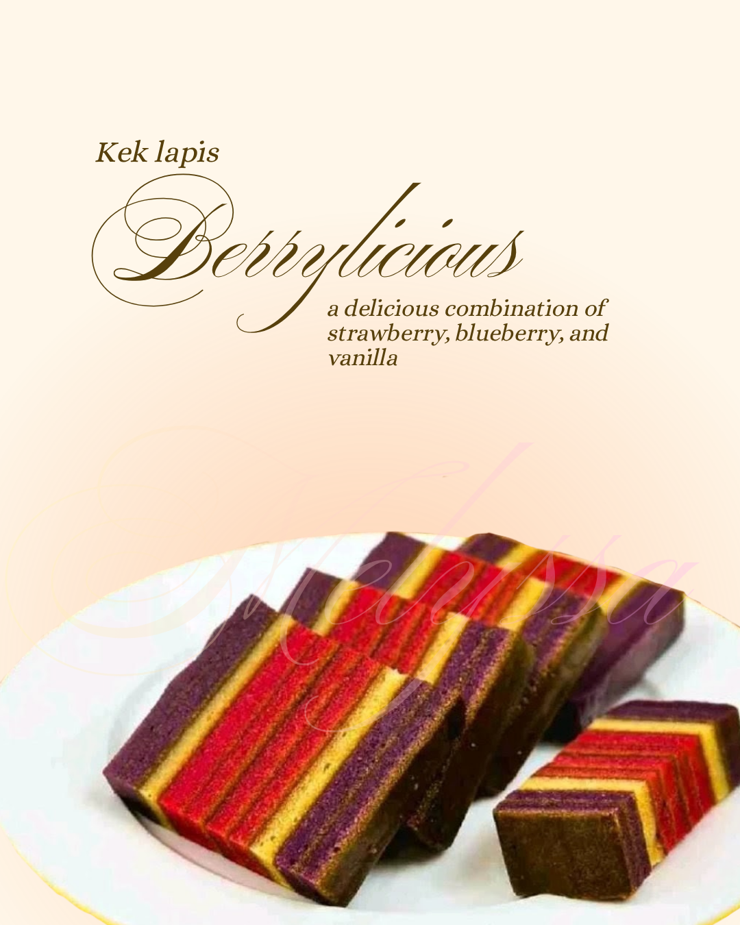 Modern Serawak cake lapis