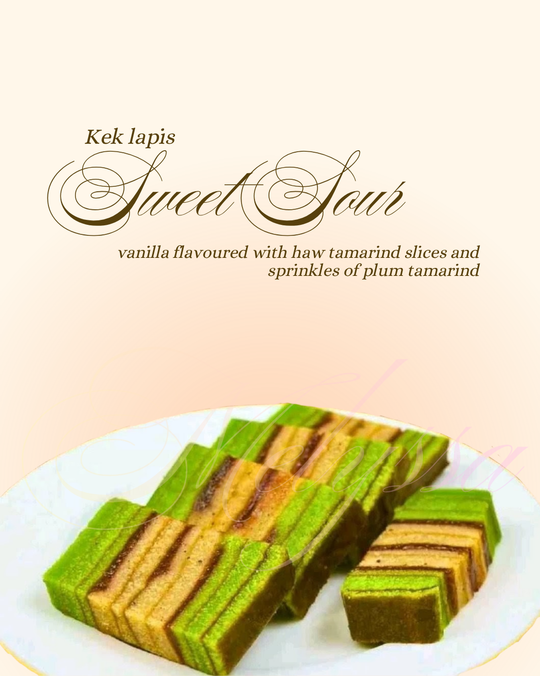 Modern Serawak cake lapis